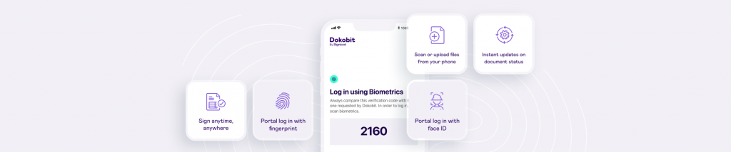 Log in with biometrics